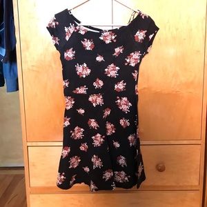 F21 Floral Skater Dress